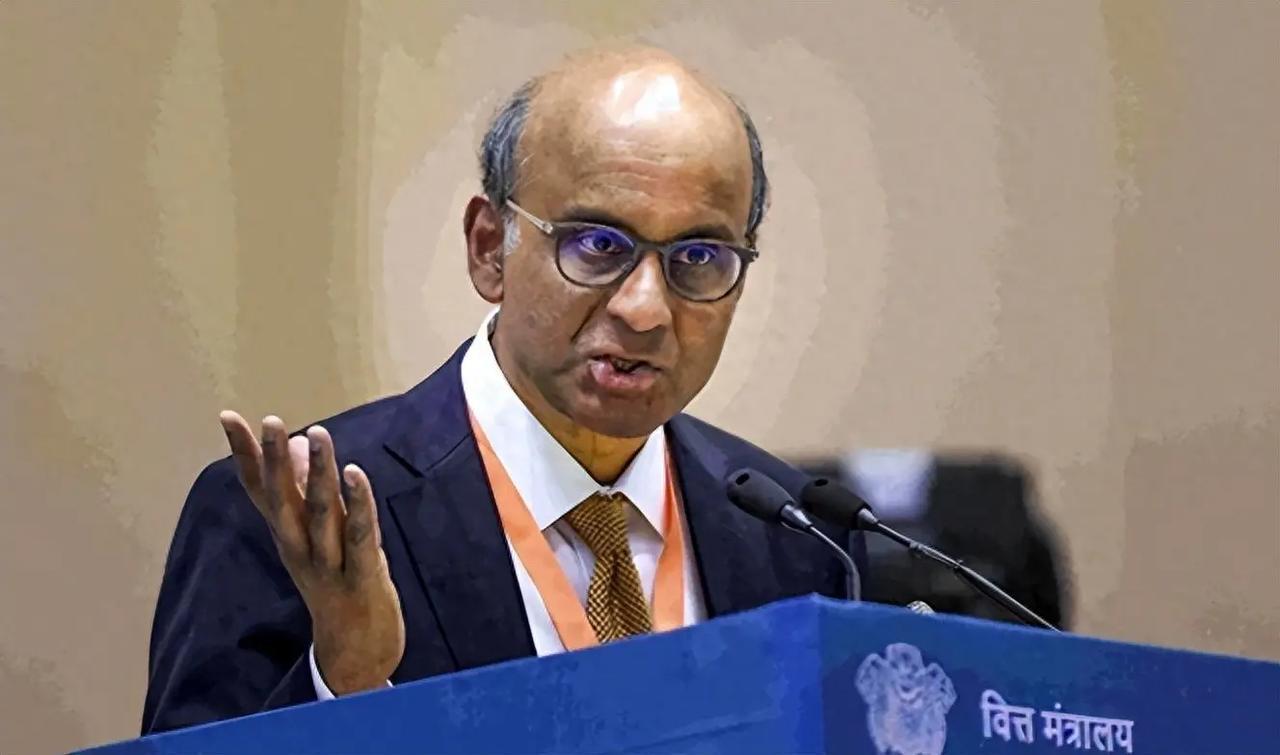 2023年10月的华盛顿IMF总部，一场高端论坛上的气氛微妙。新加坡总统尚达曼直