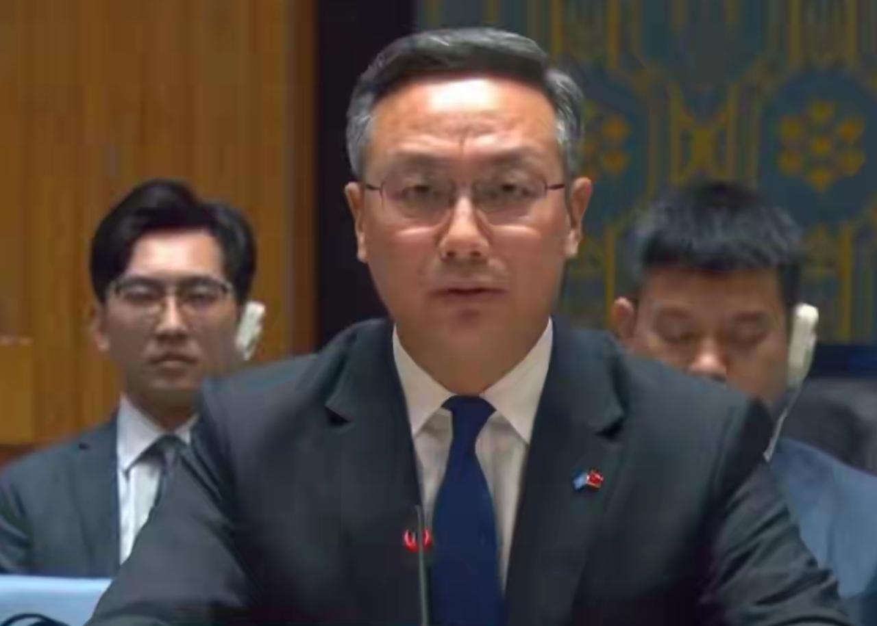 中国常驻联合国副代表、特命全权大使孙磊，中国反对英国、澳大利亚、日本、爱尔兰、捷