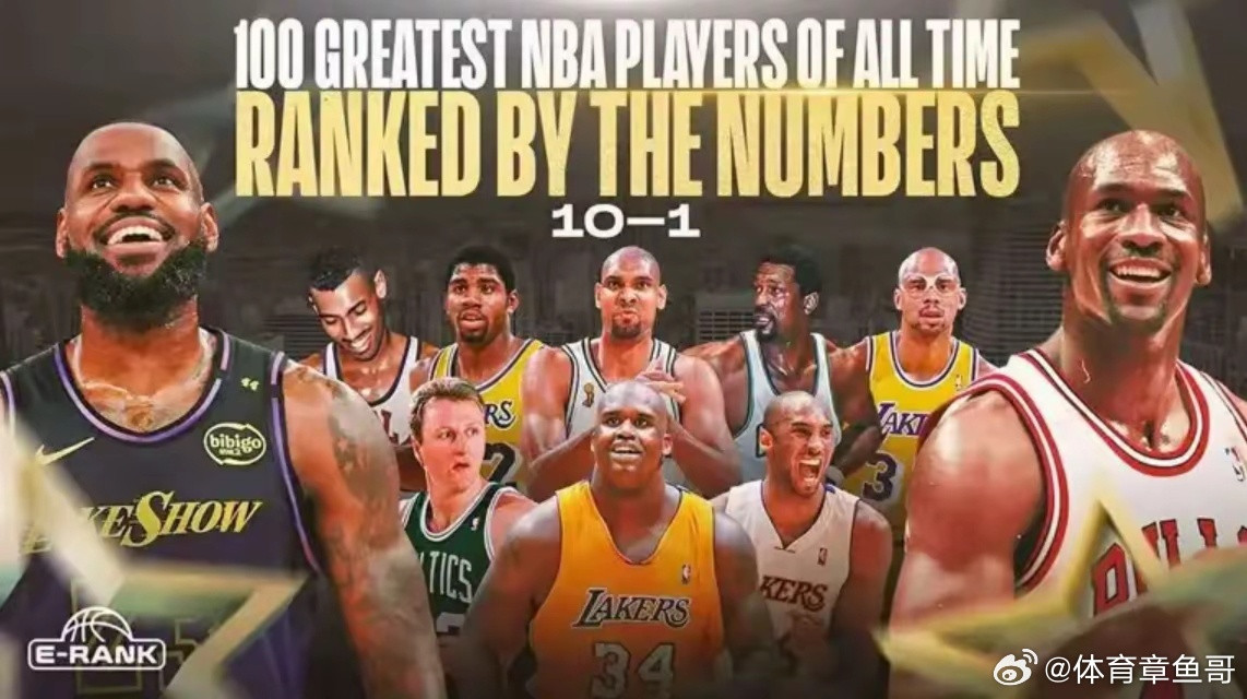 美媒重写NBA历史！科比排名上升！1.乔丹，2.詹姆斯，3.贾巴尔，4.邓肯，5