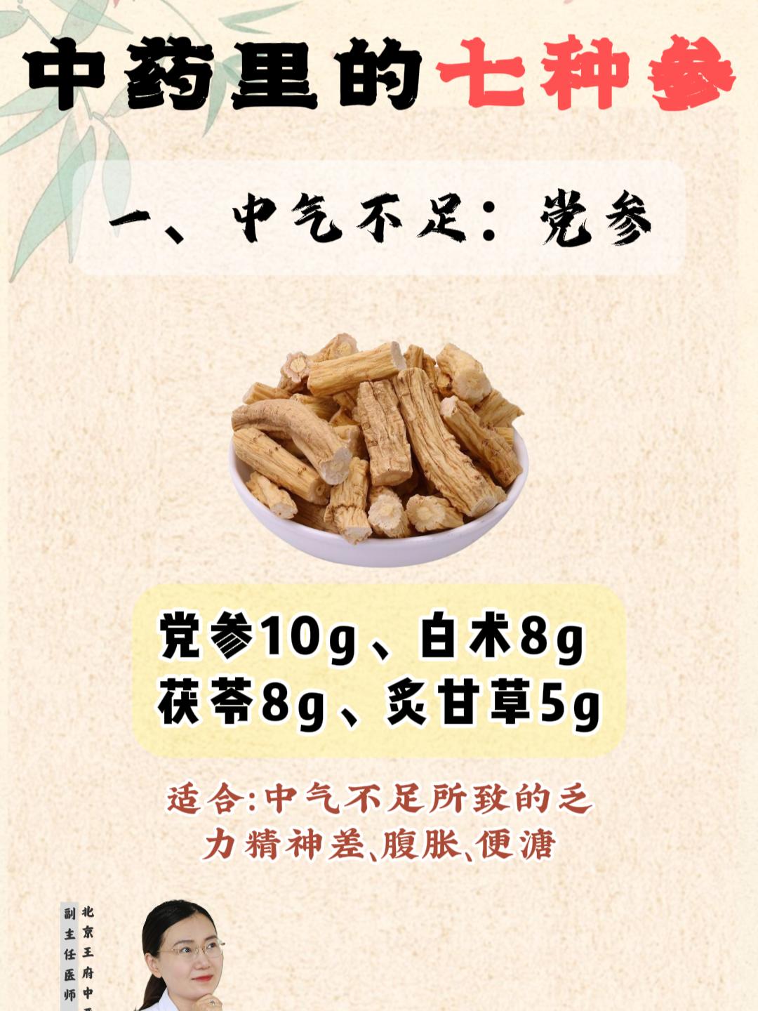 中药里的七种参，该怎么选？。
