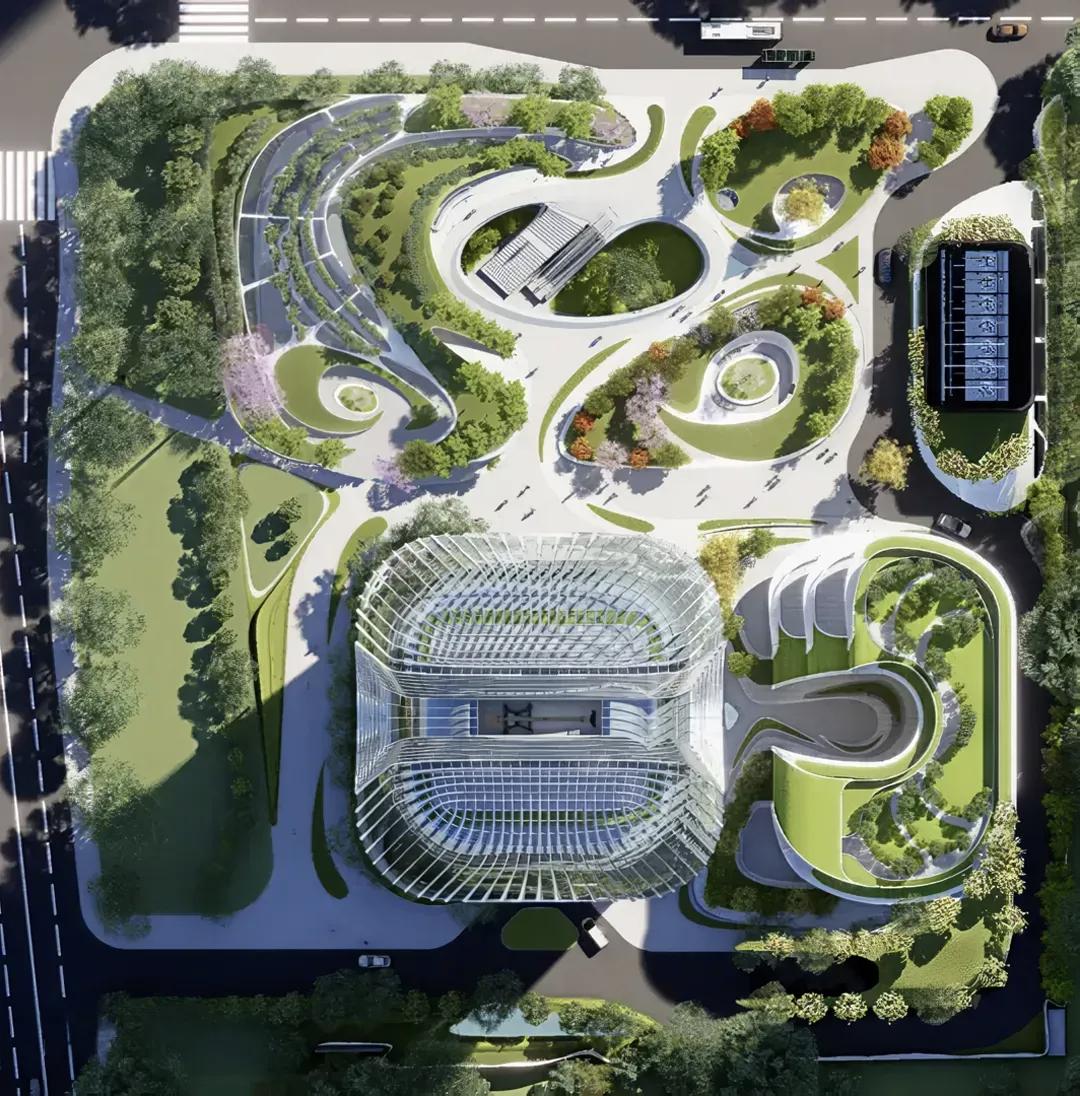 近日，西安高新区CBD核心区域再添建设热潮——大夏中心项目在完成战略合作签约后，