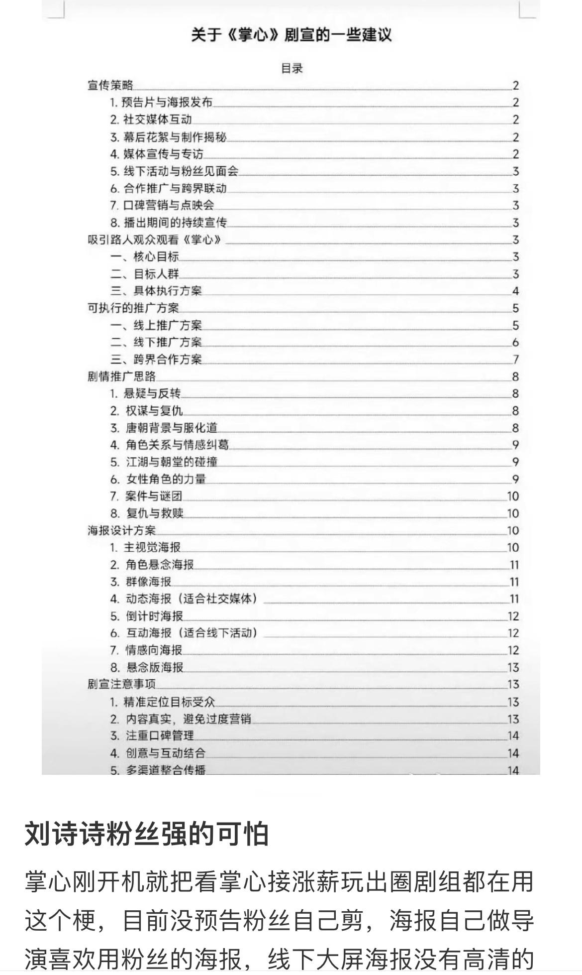 刘诗诗粉丝做的《掌心》剧宣，粉丝真是够🐮的，刘诗诗《一念关山》大爆