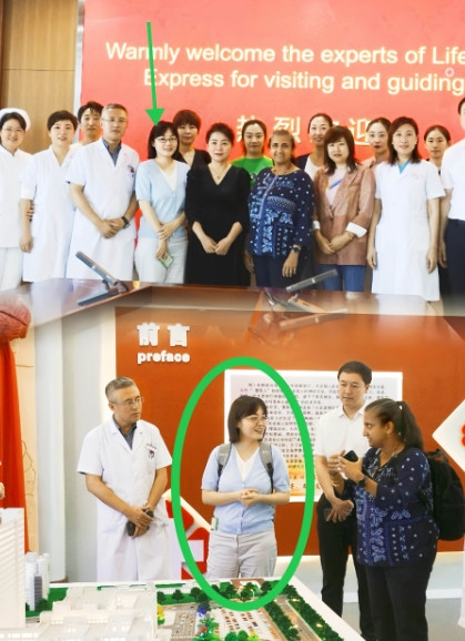 全网都只关注到谷医生被绿了却忽略了她真正厉害的地方这是谷医生接待外宾的时候，