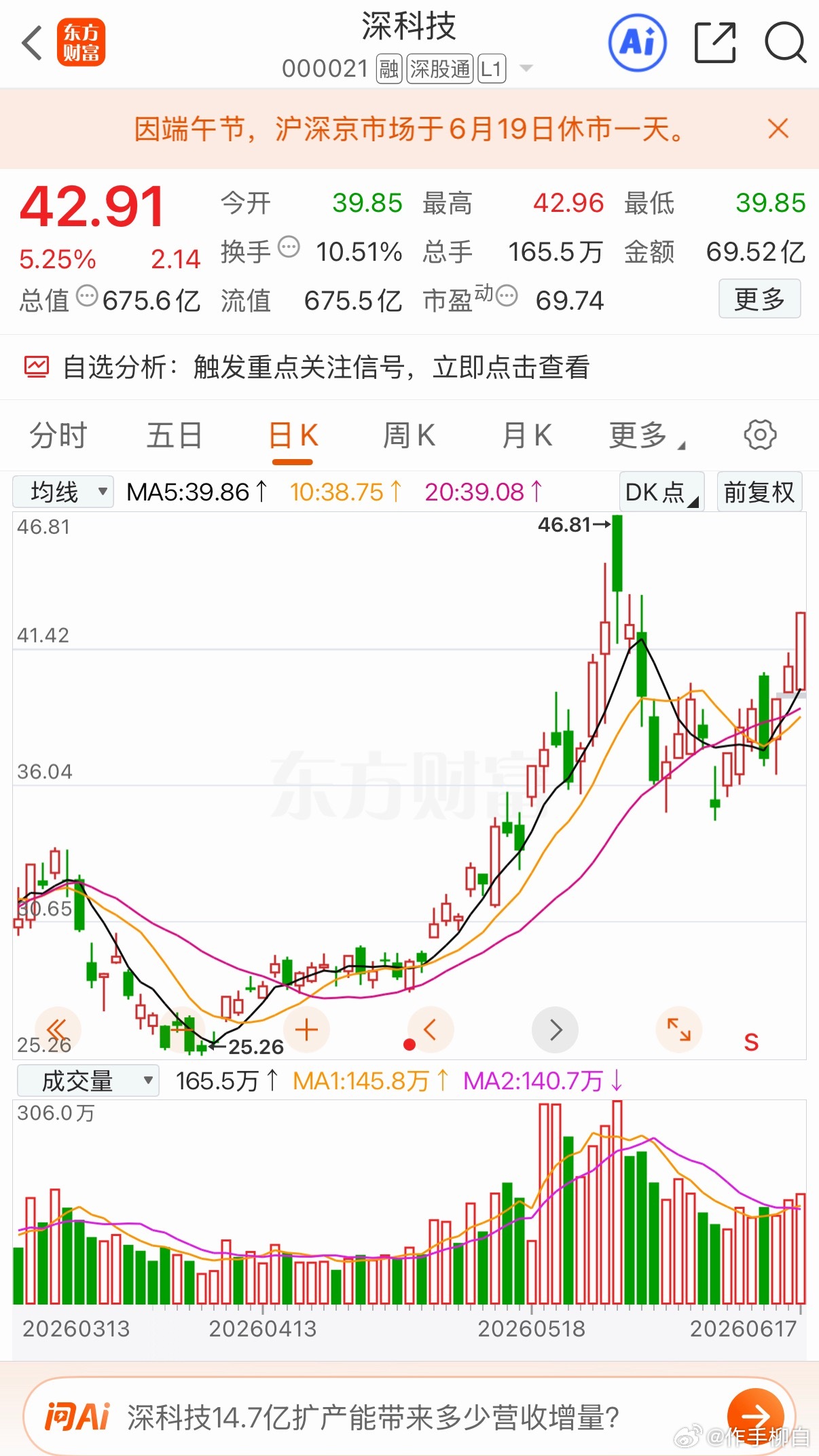 3只值得关注标的你更好看哪支？1.深科技央企存储封测龙头，旗下沛顿国内唯一贯通