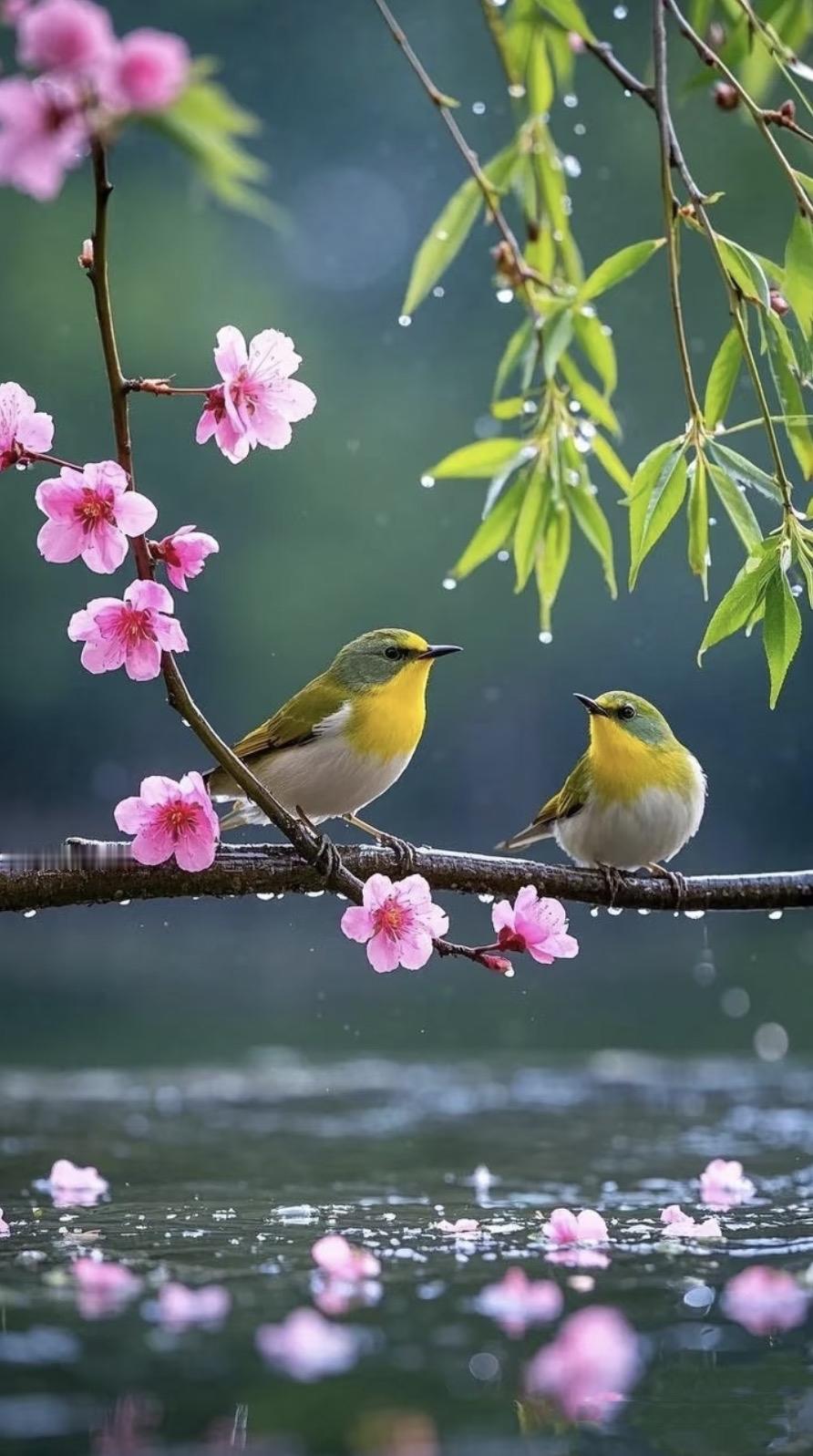 下联上联：有树有花有鸟语下联：够吃够睡够开心