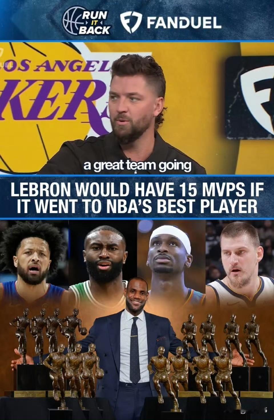 对老詹绝对的认可！帕森斯谈MVP评选：“这个赛季。”“我觉得应该坎宁安和