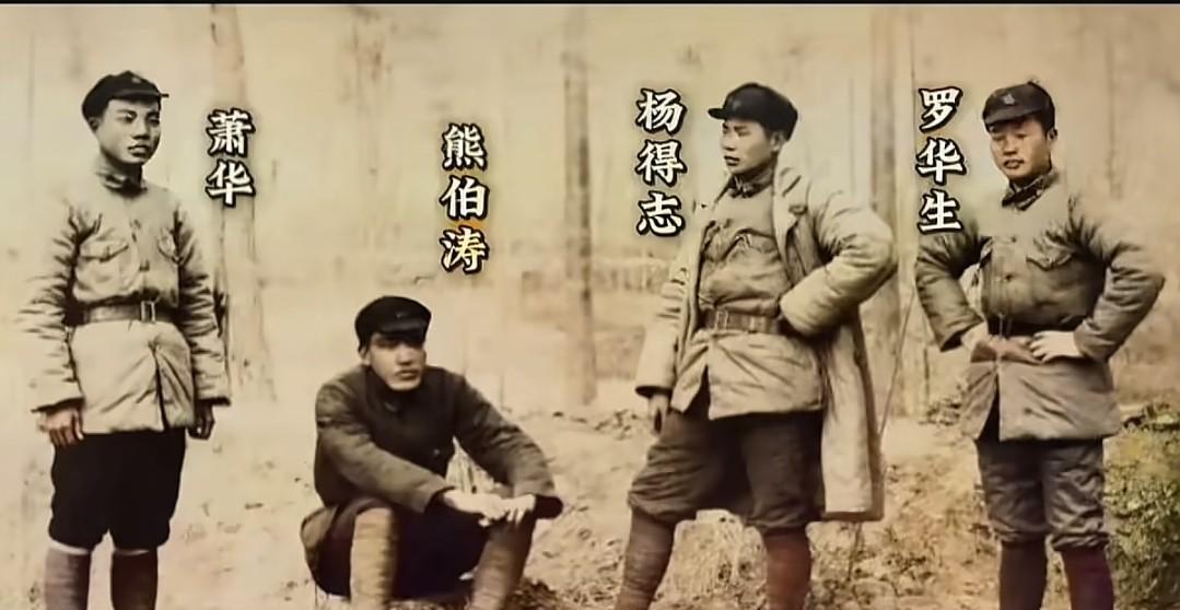 延安旧影，英烈精神永传延安烽火岁月里，一张杨得志将军与战友的合影留存。彼时，