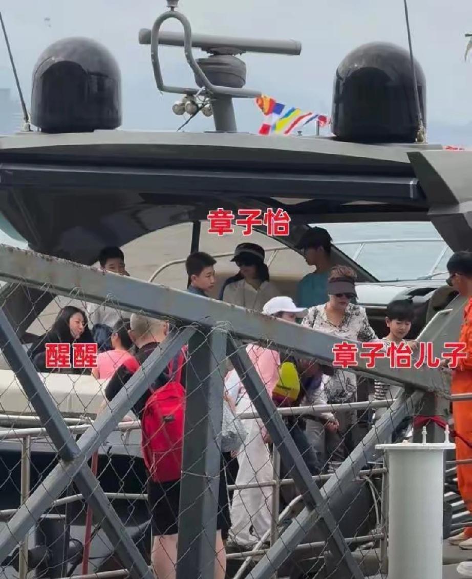 章子怡三亚度假被偶遇！带全家出游，侄子罕同框2月23日，章子