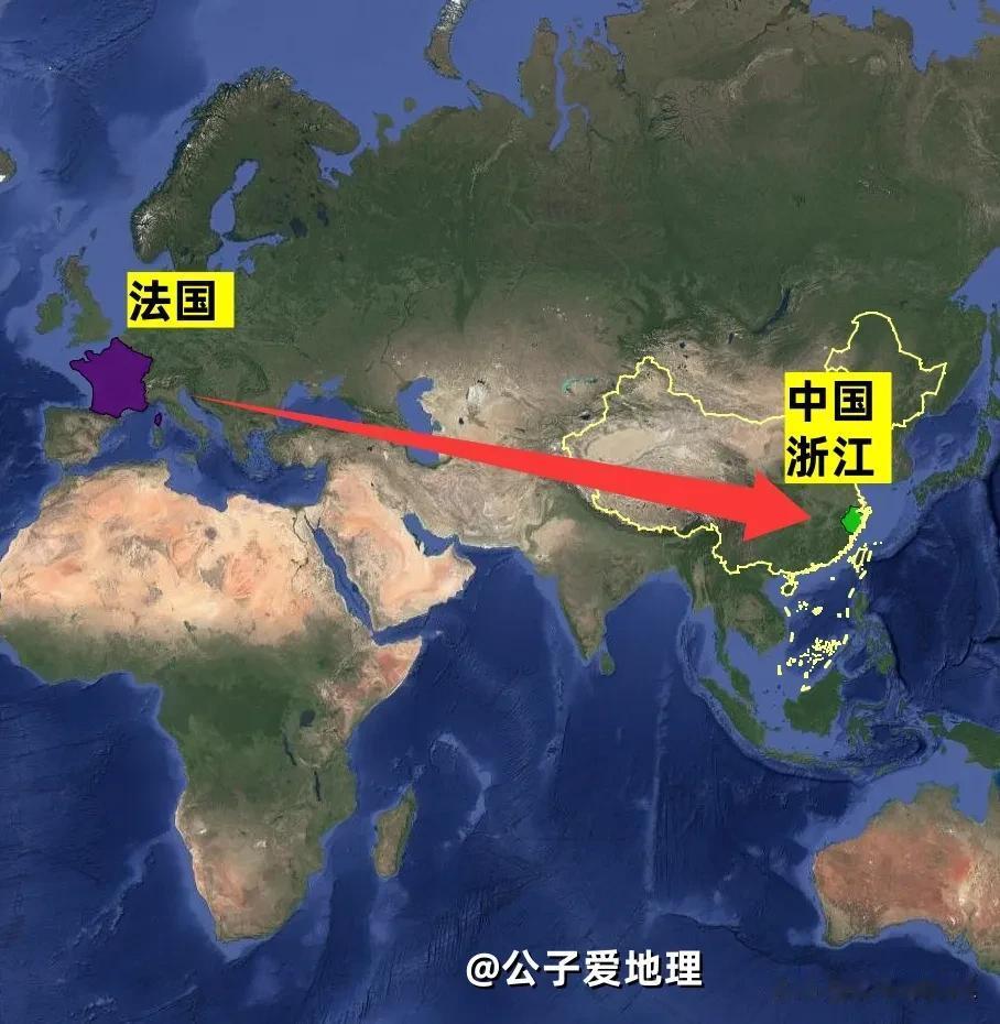 法国与浙江都是6000多万人口，法国创造了3万多亿美元，浙江呢？看到这条对比的