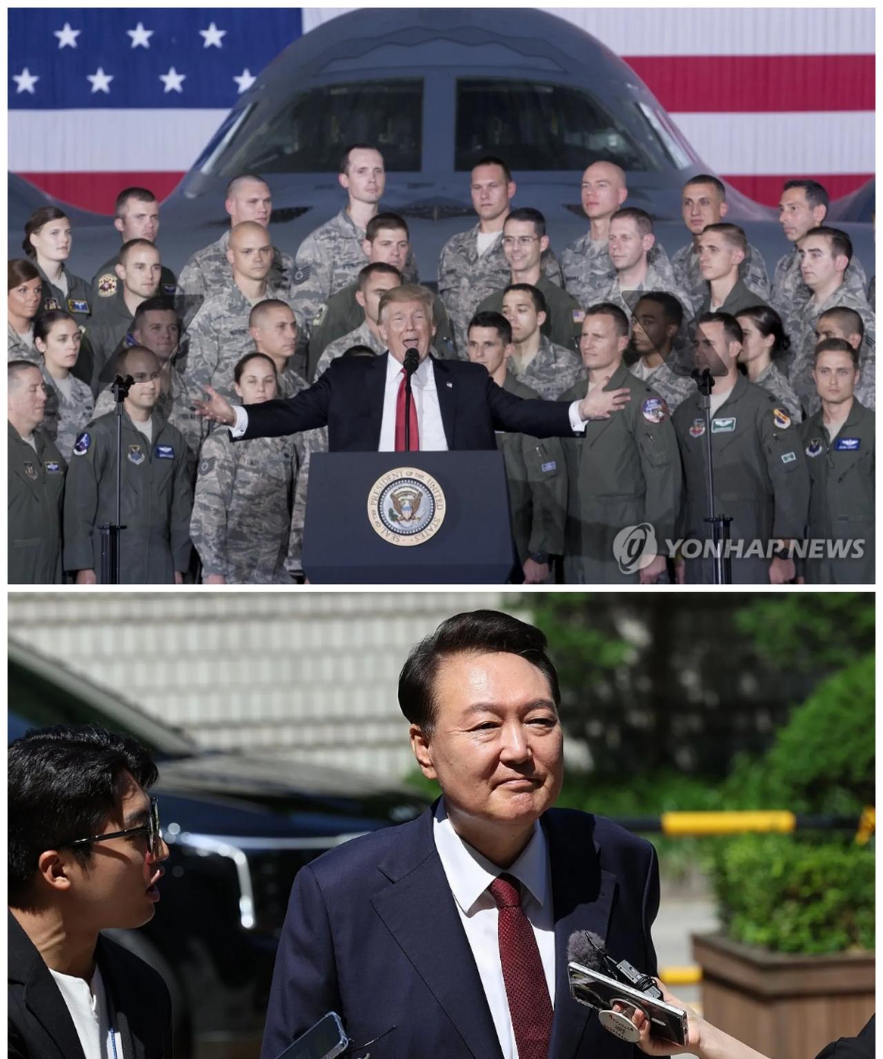 这俩特别相似，我觉得美国人民清醒的话结果也会一样的。。。尹锡悦不通过国会滥用职
