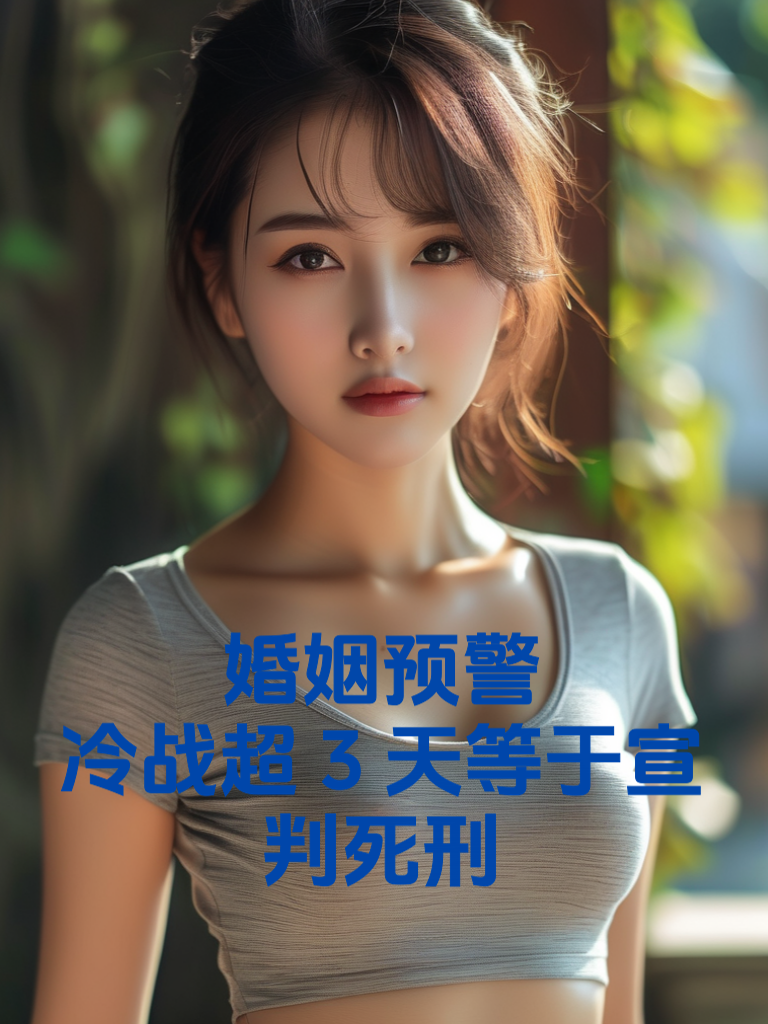 婚姻预警：冷战超3天等于宣判死刑