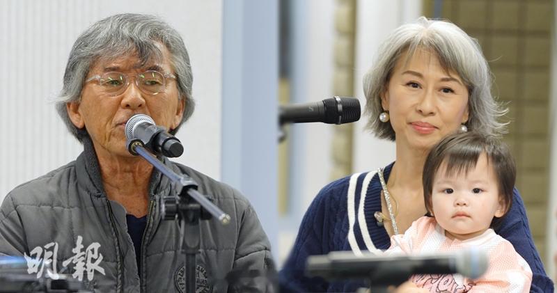 明报：林子祥叶蒨文綵排10月红馆骚1岁孙女林明探班黐实嫲嫲林子祥（Lam）与太