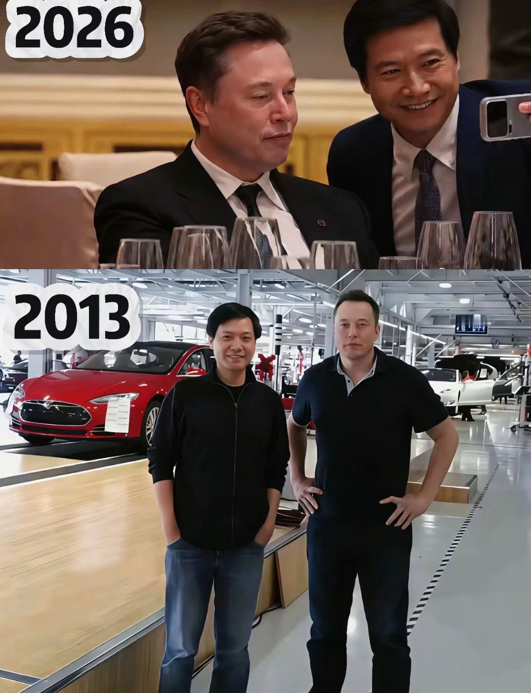 雷军造车，有多大程度是因当年参观了特斯拉？（图：网络）