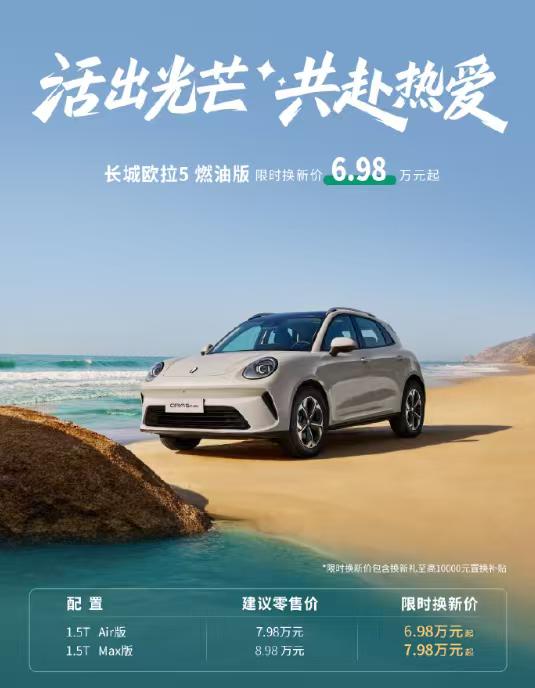 欧拉5这定价，是真把10万级市场当战场了说实话，看到欧拉5这个价格，我第一反应