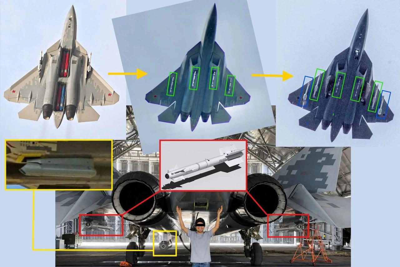 俄罗斯Su-57猛烈从隐形战斗机演变为大容量重型防空拦截机自2026年6