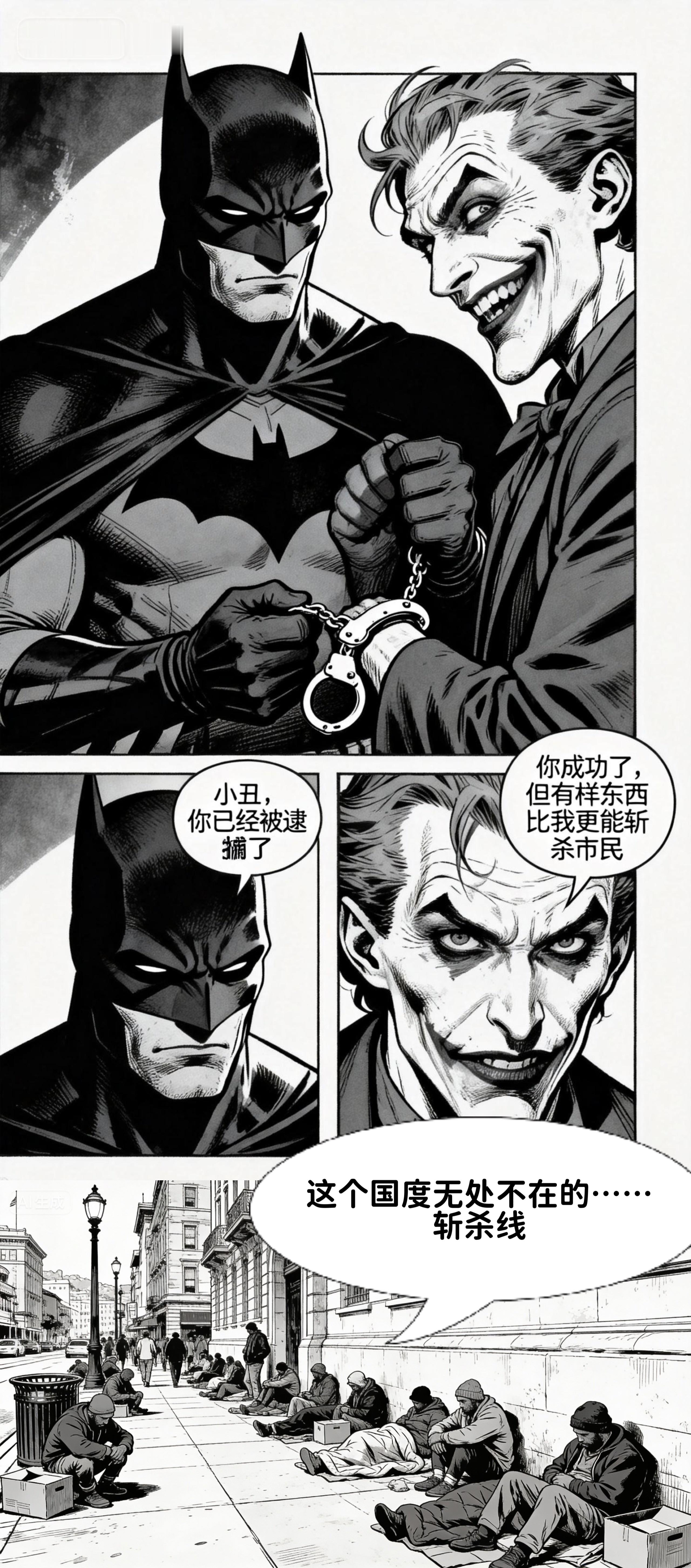 美国斩杀线恶搞漫画吐槽(非官方)