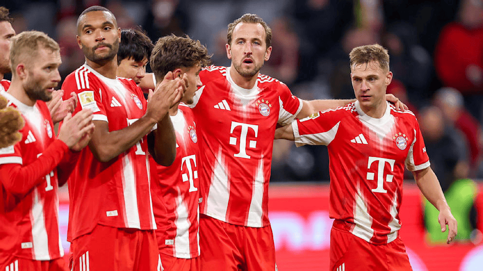 图片报为拜仁半程评分: 凯恩、卡尔、孔帕尼获评1分满分