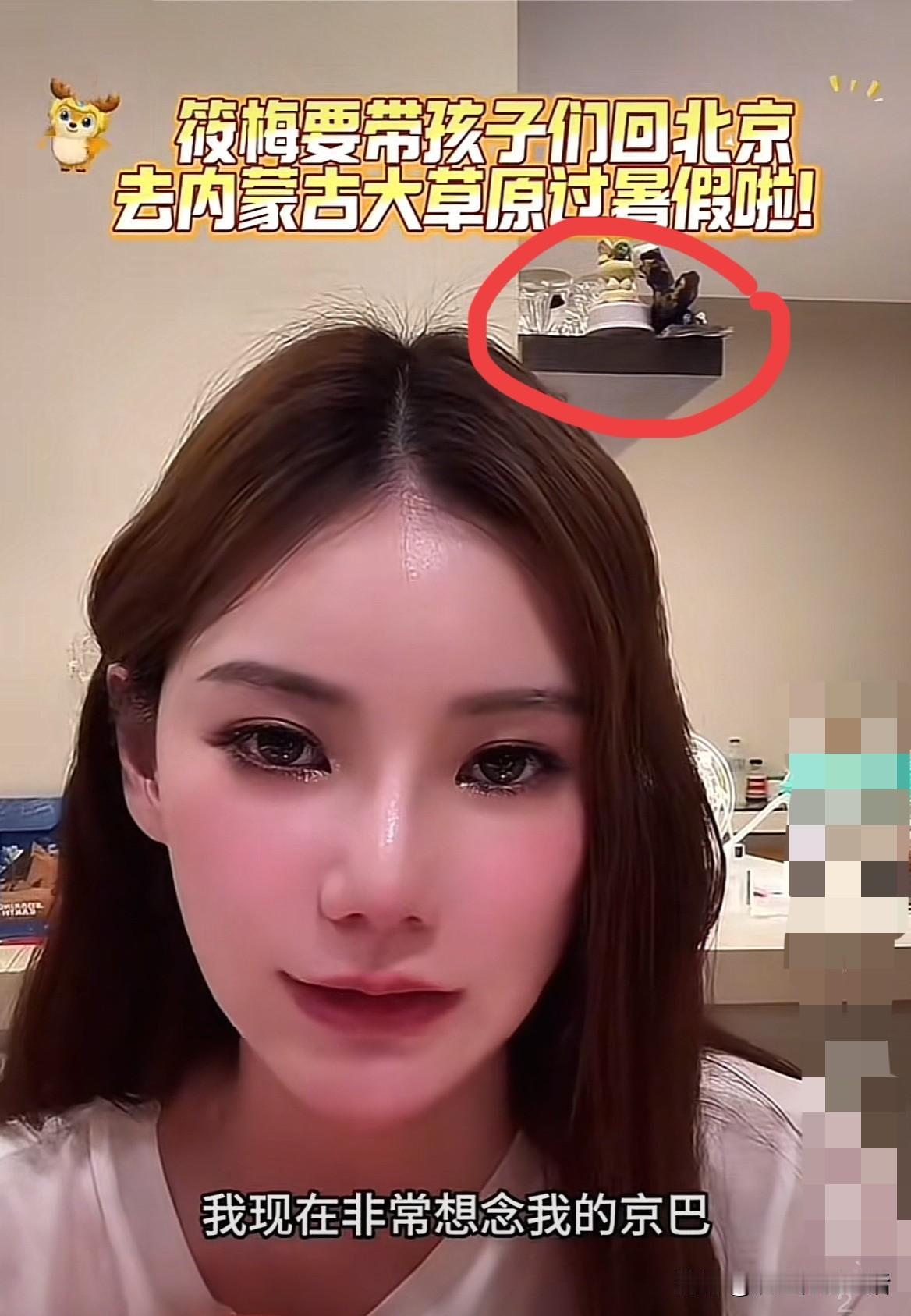 有钱人家的孩子早懂事！马筱梅被继子女哄得好开心：将带他俩去内蒙大草原过暑假！