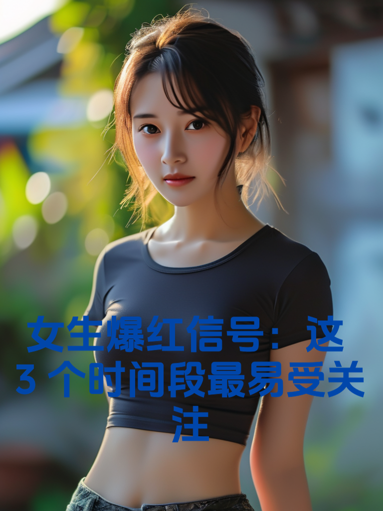 女生爆红信号：这3个时间段最易受关注