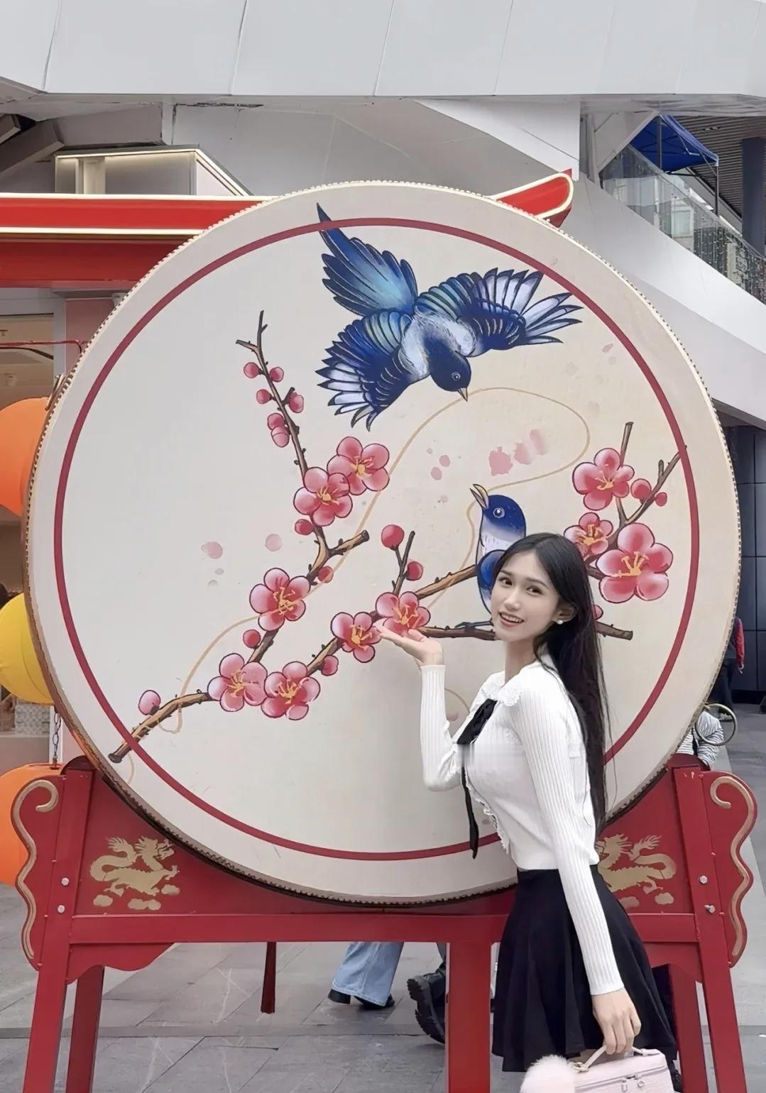 打卡古风大鼓，打卡美丽的小姐姐📸🌸