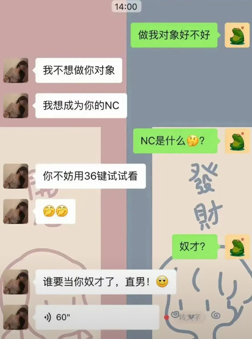网恋翻车现场：NC是什么梗？
