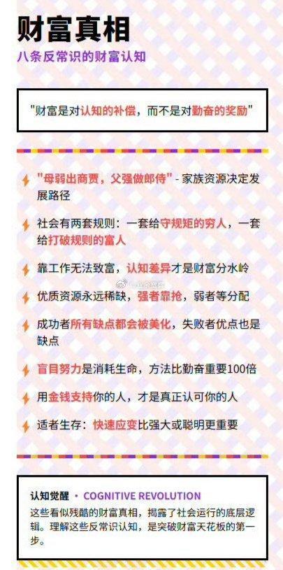 八条反常识的财富认知