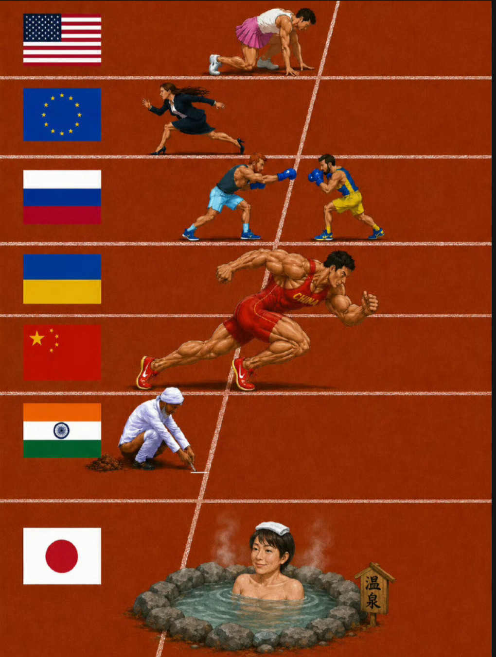 一图看懂当下世界格局