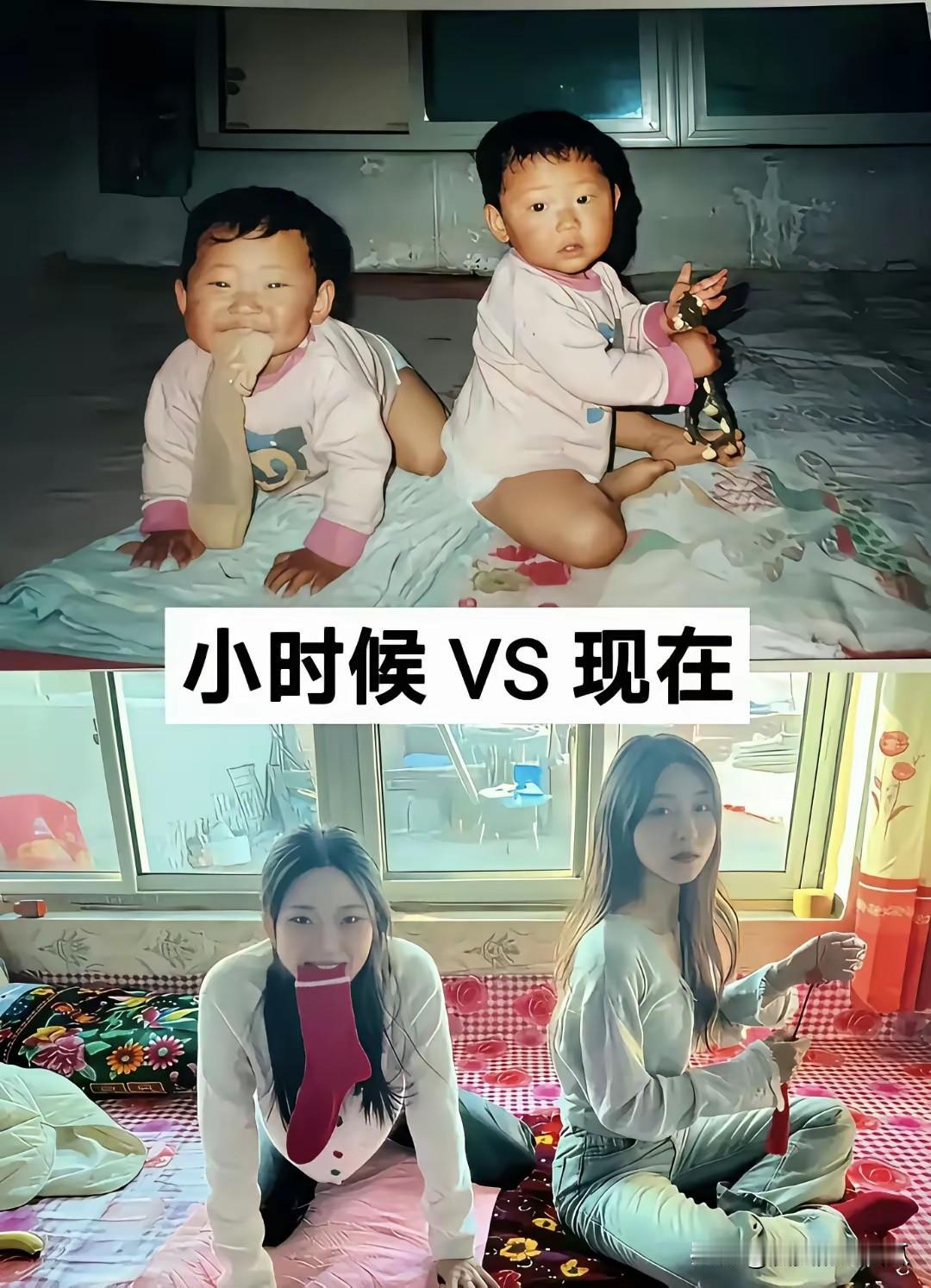 不同年纪的照片。