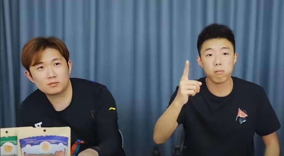 看尹航直播太有意思了！国乒0:2落后时，他拍胸脯说肯定能赢，还放话输了就从直播间
