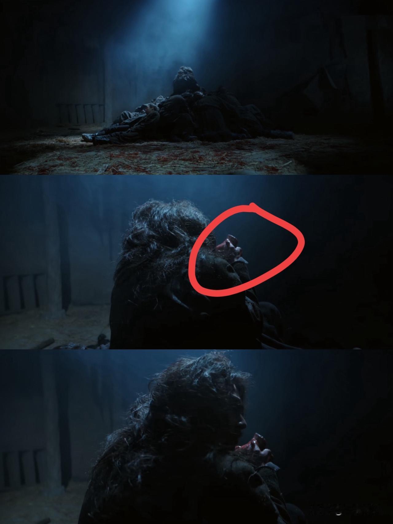 《长安二十四计》这部剧是真猛啊真敢拍！镜头拍的好直白言凤山坐在尸山上吃re