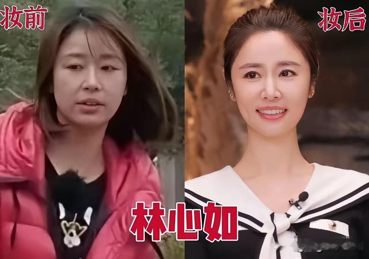 女星妆前妆后大对比，妆容从来不是换一张脸的魔法，只是锦上添花的加分项。卸下精致彩