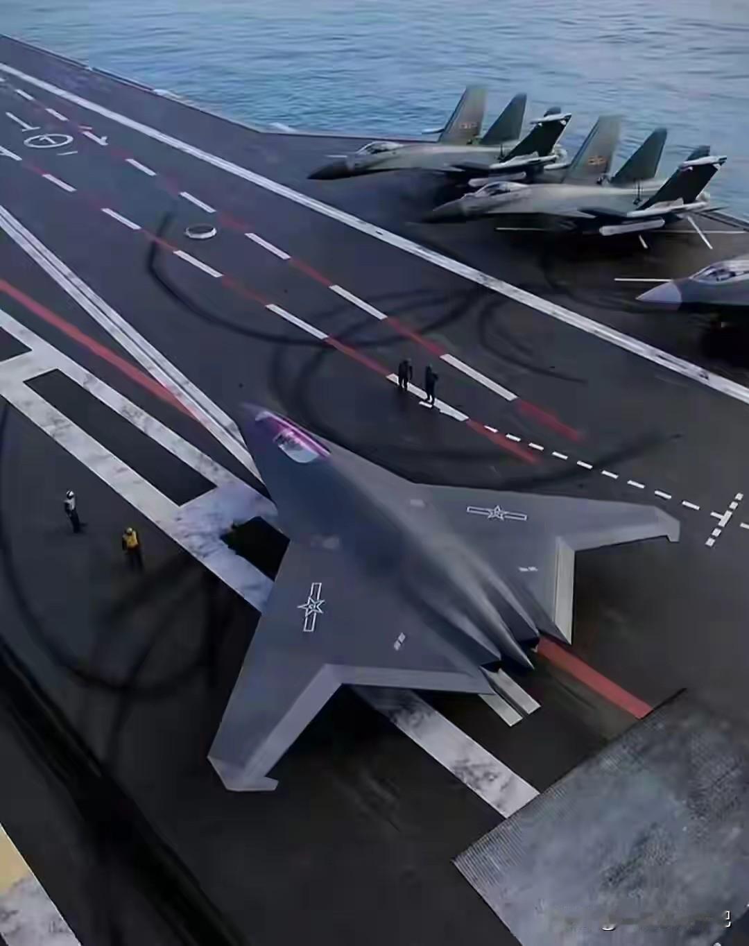 大胆预测一下!中国在不久的将来，核动力航母搭载歼50舰载机。歼20从首飞到服