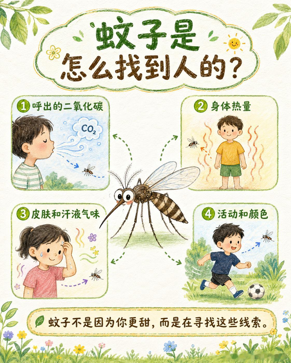 为什么蚊子🦟总能找到你