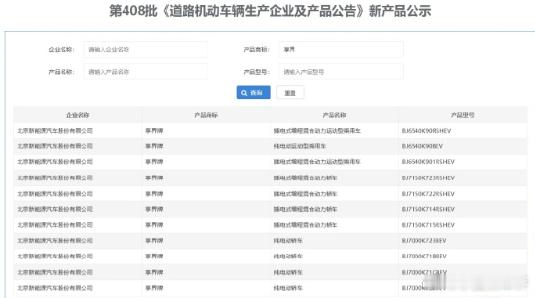 【鸿蒙智行享界S9/S9T再次申报：尾标改为北汽集团，“身份证”由华彰变