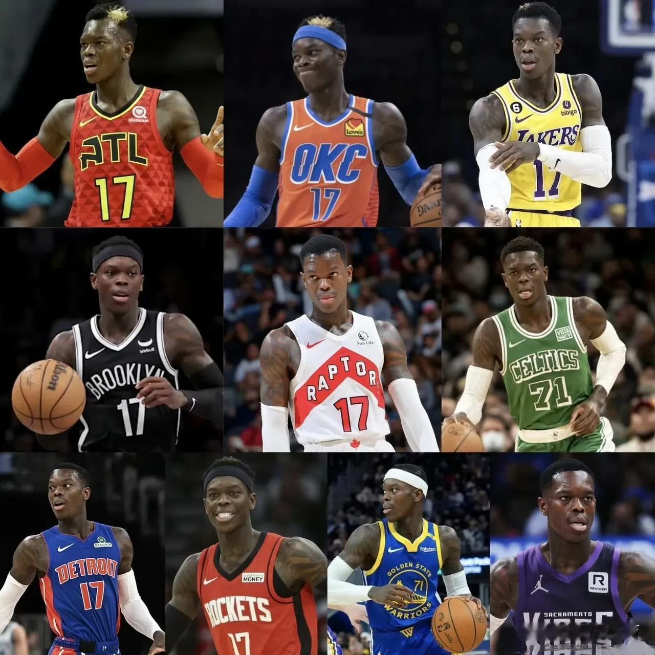 流浪汉施罗德9年已经辗转11队，距离打破NBA效力最多的球队记录还差2支！今天凌