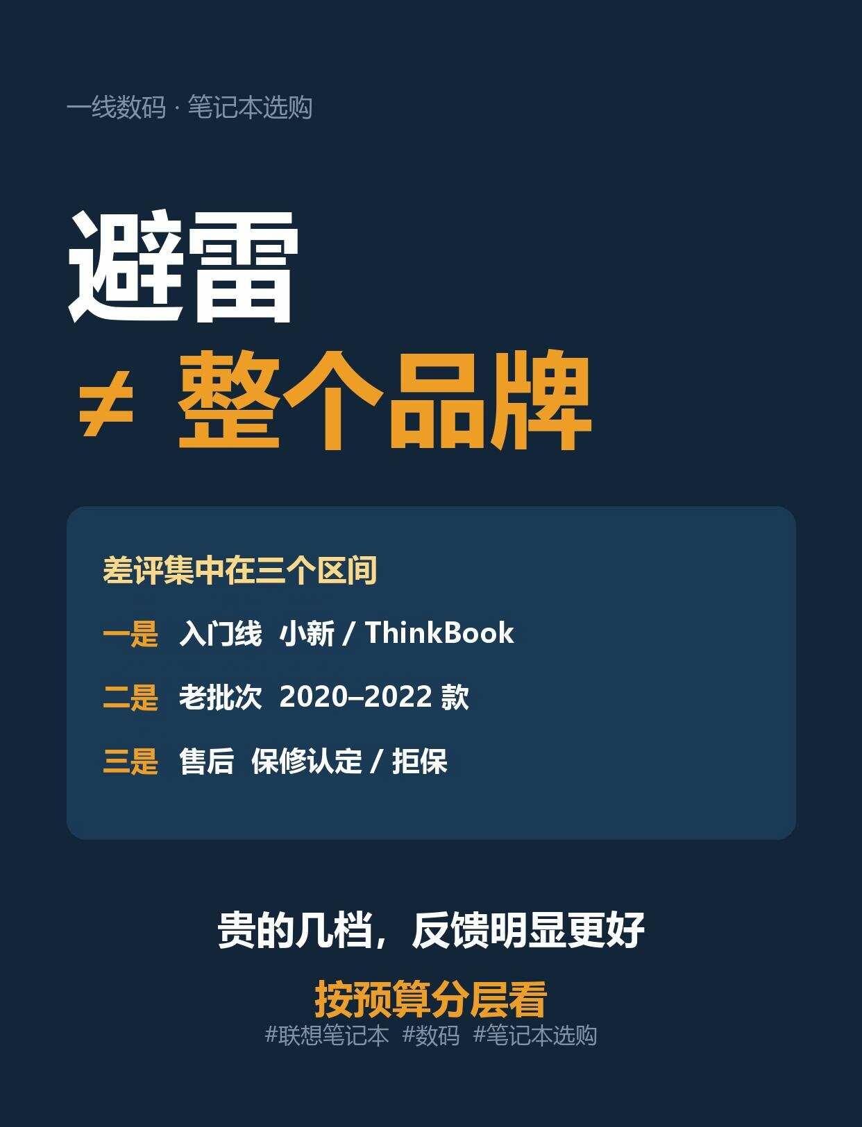 避雷联想的那么多，哪几档别碰微博上有个博主投过票：这几个品牌里，笔记本质量比较