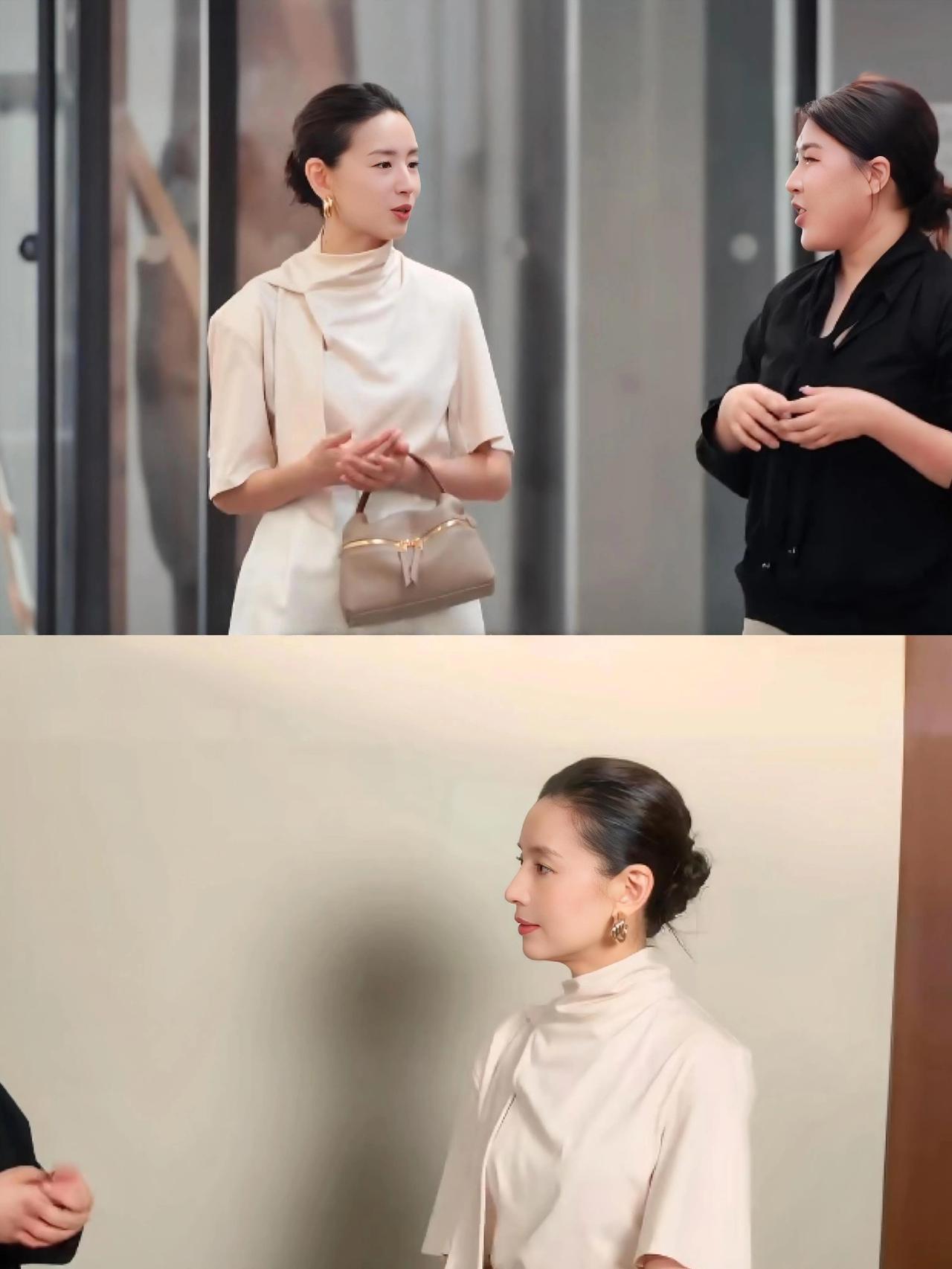 董洁这必须是顶级骨相了侧颜无敌了，头发，发际线额头，鼻子一切都美的恰到好处