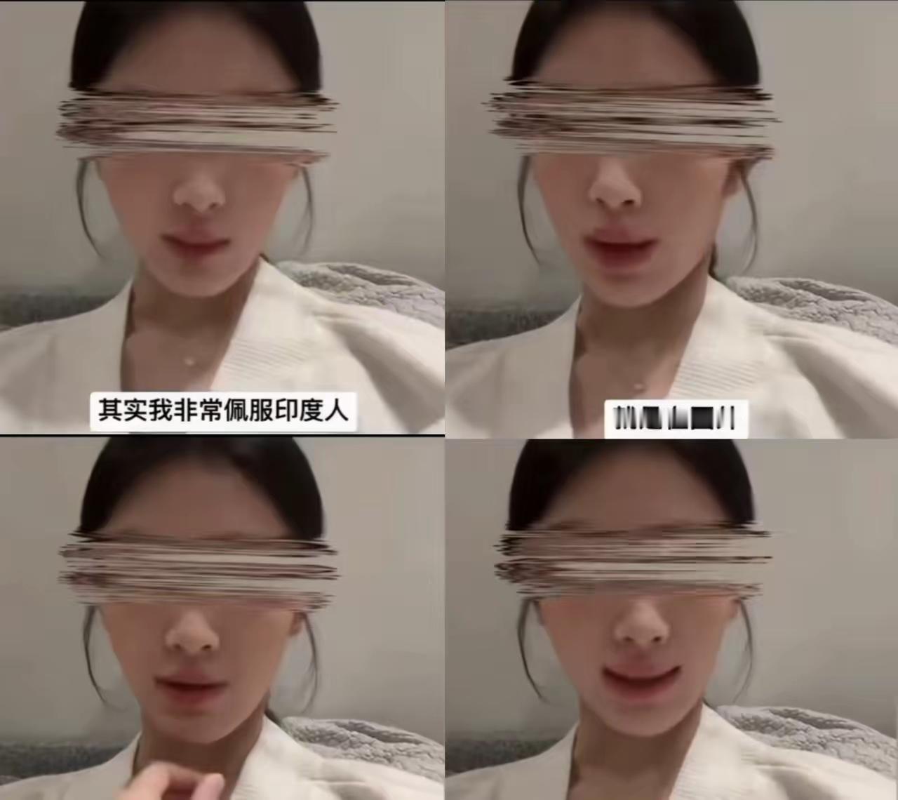 在英国伦敦的中国女留学生，发视频说：“其实我非常佩服印度人比起华人，他们在当地社