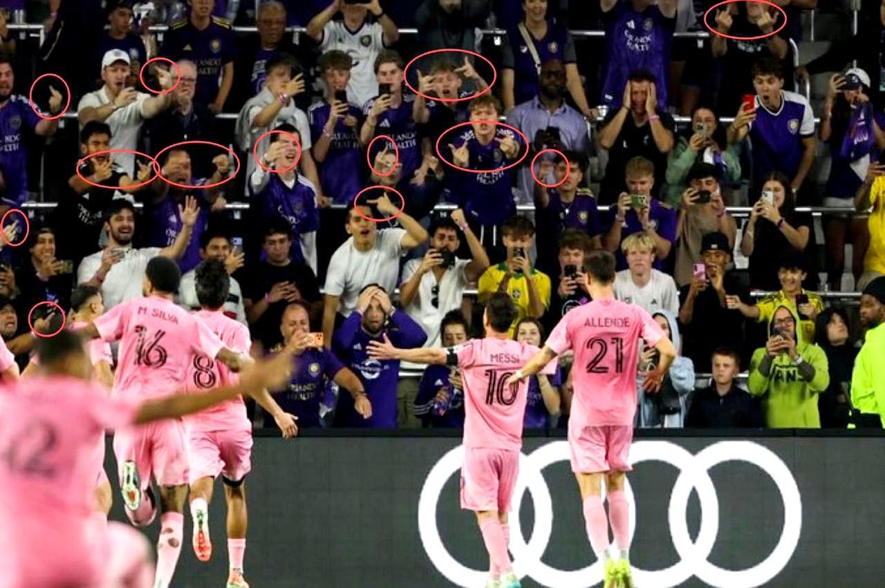 38岁的梅西在奥兰多城主场被嘘声围剿，第90分钟一记任意球轰穿球门死角——他转身