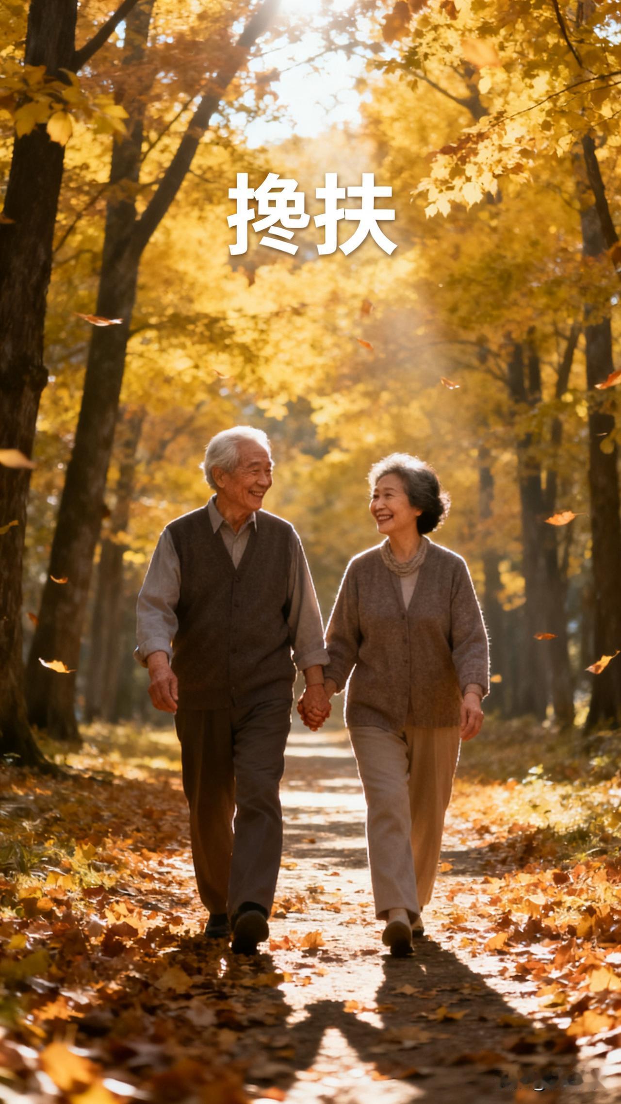 秋意浓时，林间的小道被金黄的落叶铺成柔软的锦缎，踩上去沙沙作响，是时光走过的温柔