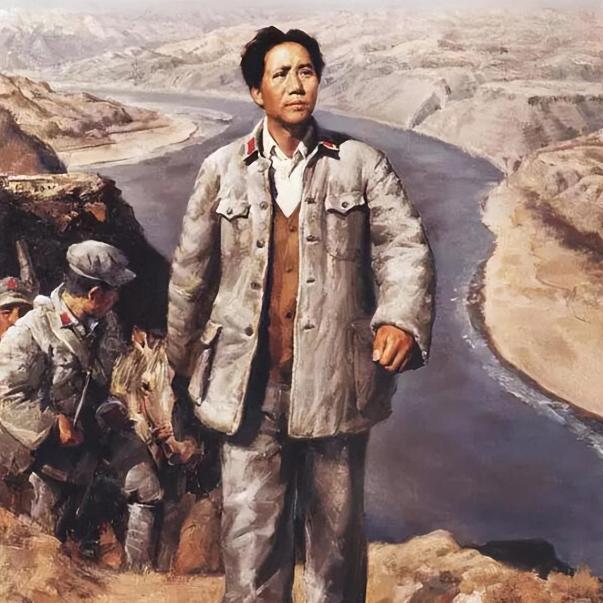 1952年，毛主席视察黄河，突然拦住一群搬石头的老头，盯着其中一个满脸泥灰的人愣