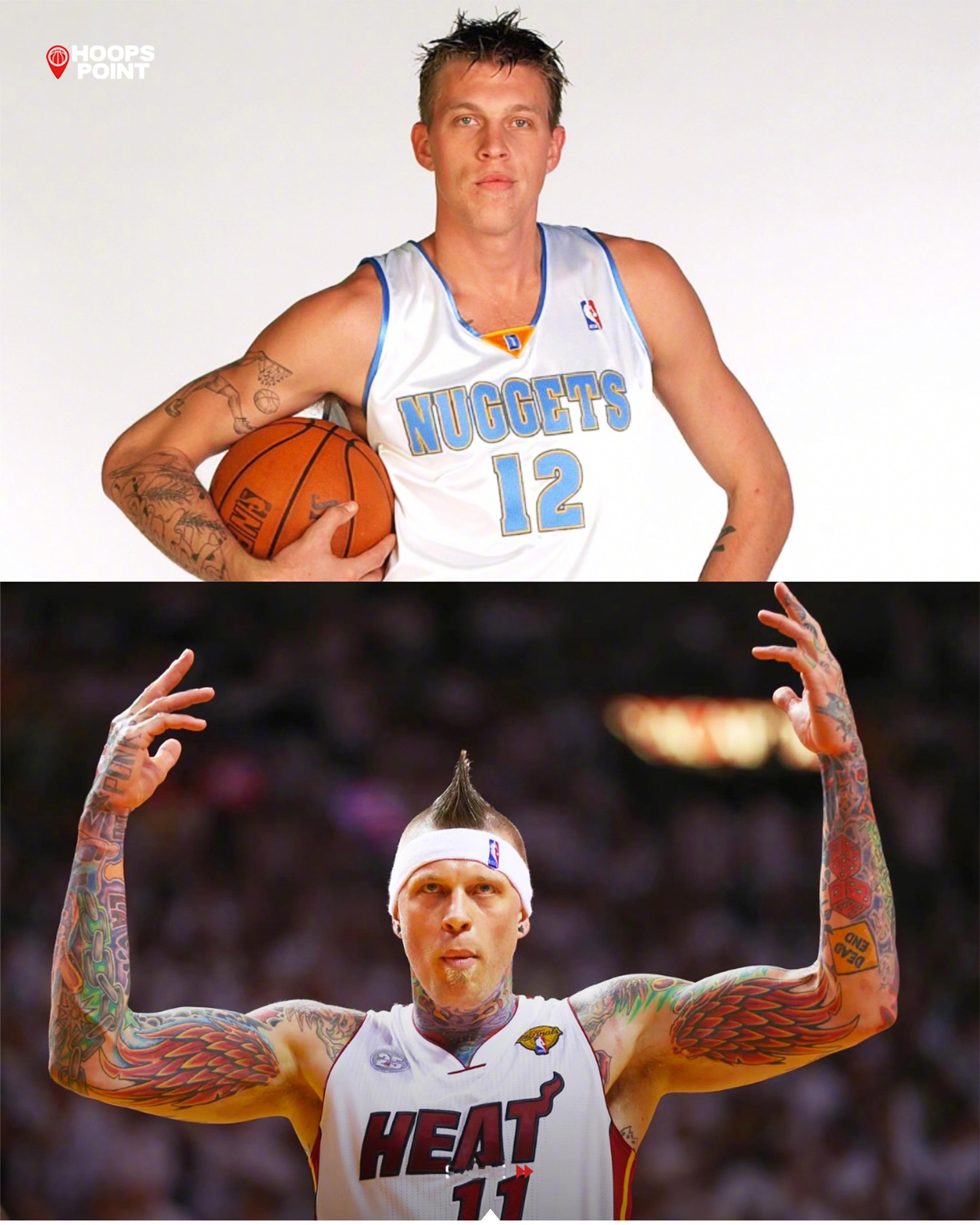 球员进NBA之后最大的变化有三种，变壮了、留胡子了，还有就是纹身越来越多了。