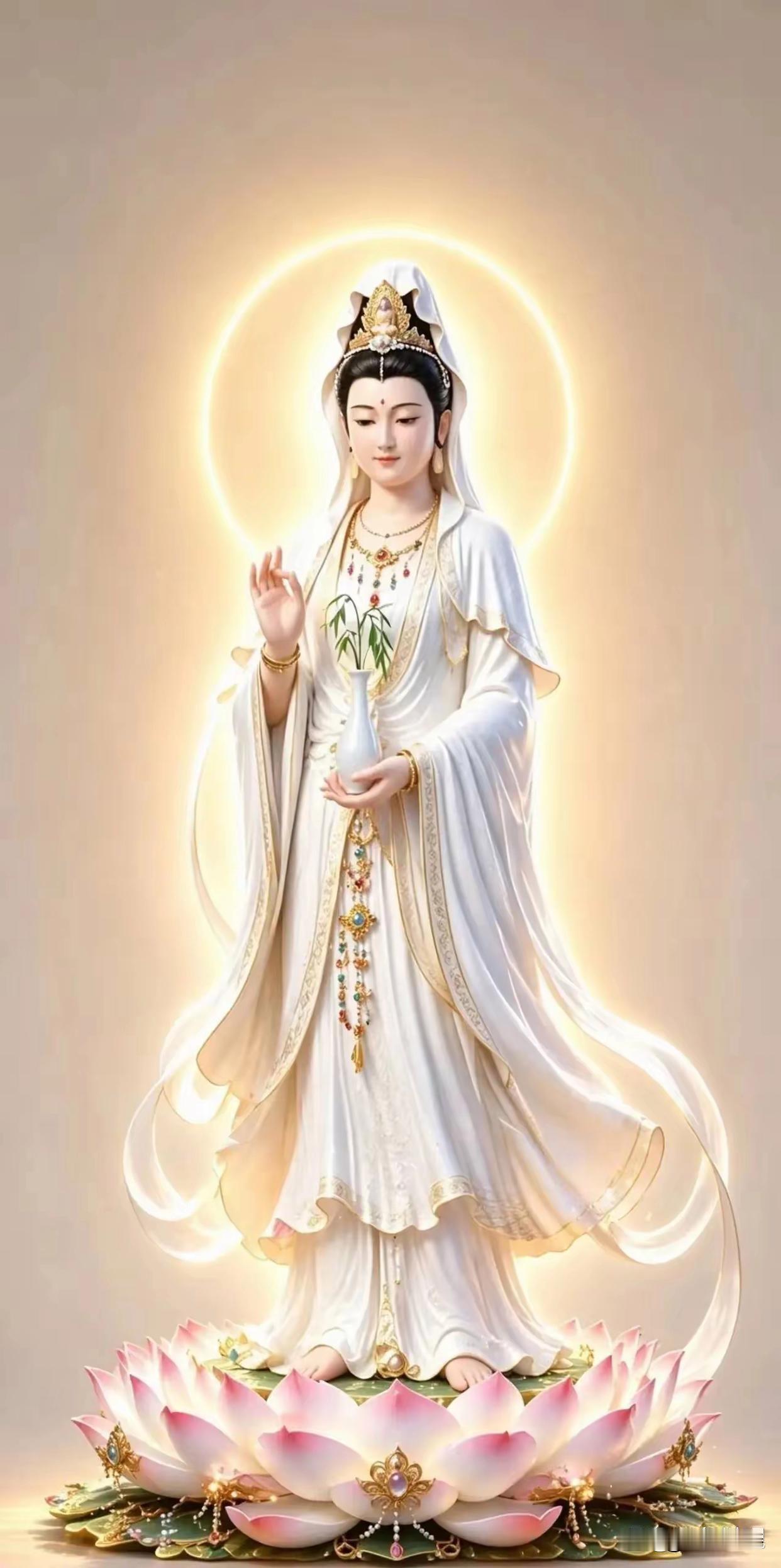 愿大慈大悲观世音菩萨的慈悲与智慧，如春风般轻柔地护佑您，带来内心的安宁与喜悦。