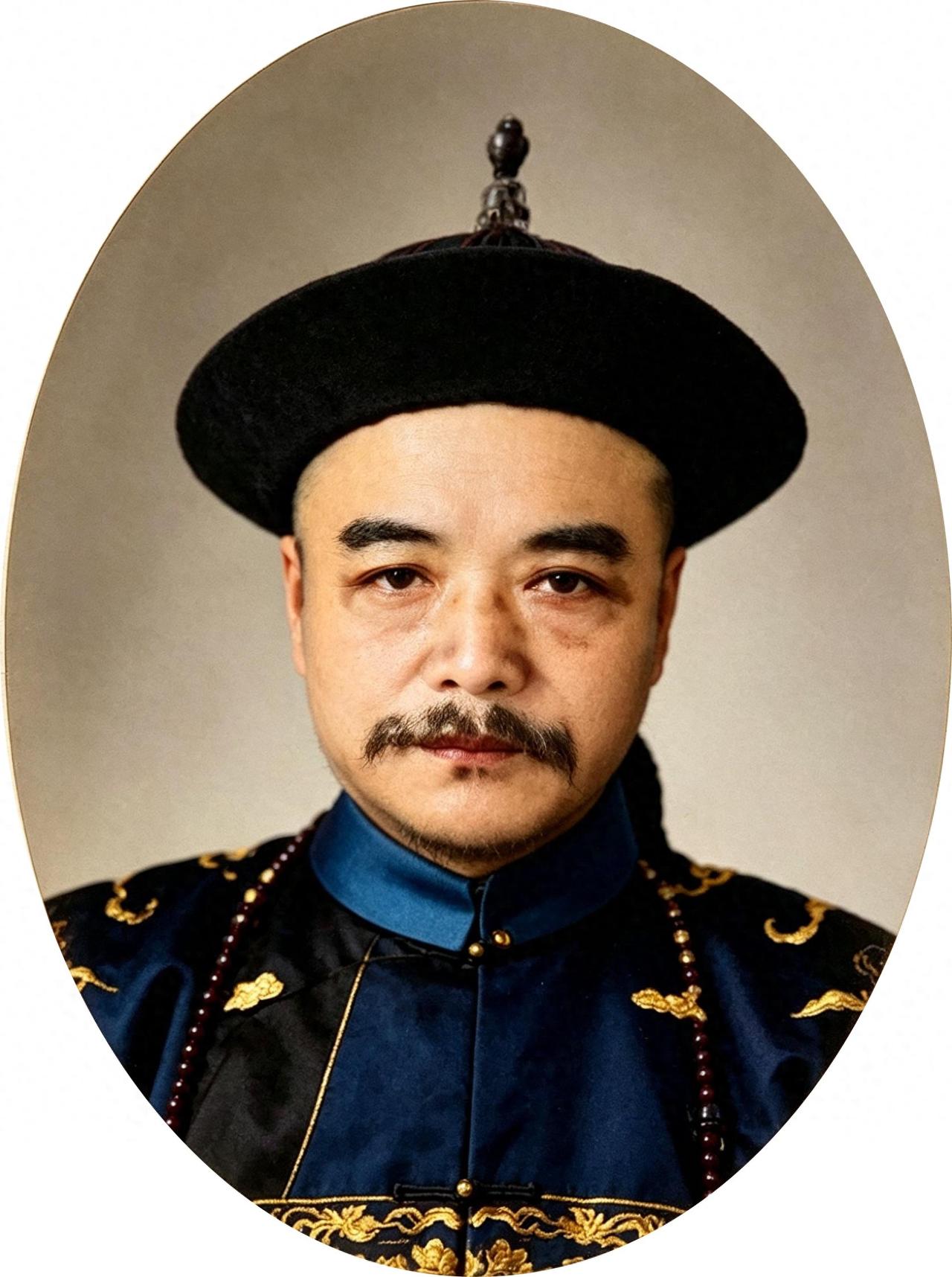 这名穿着清朝官服，看起来老实规矩的官员却被认为是近代最无底线投机者。在清廷与太平
