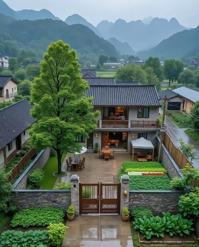 等我老了，我要在乡下建一套这样的房子！​​​​
