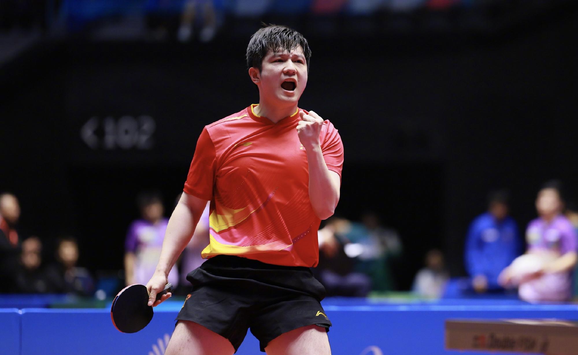 吴敬平: 樊振东在德甲取长补短, 在全运会中运用反手发抢