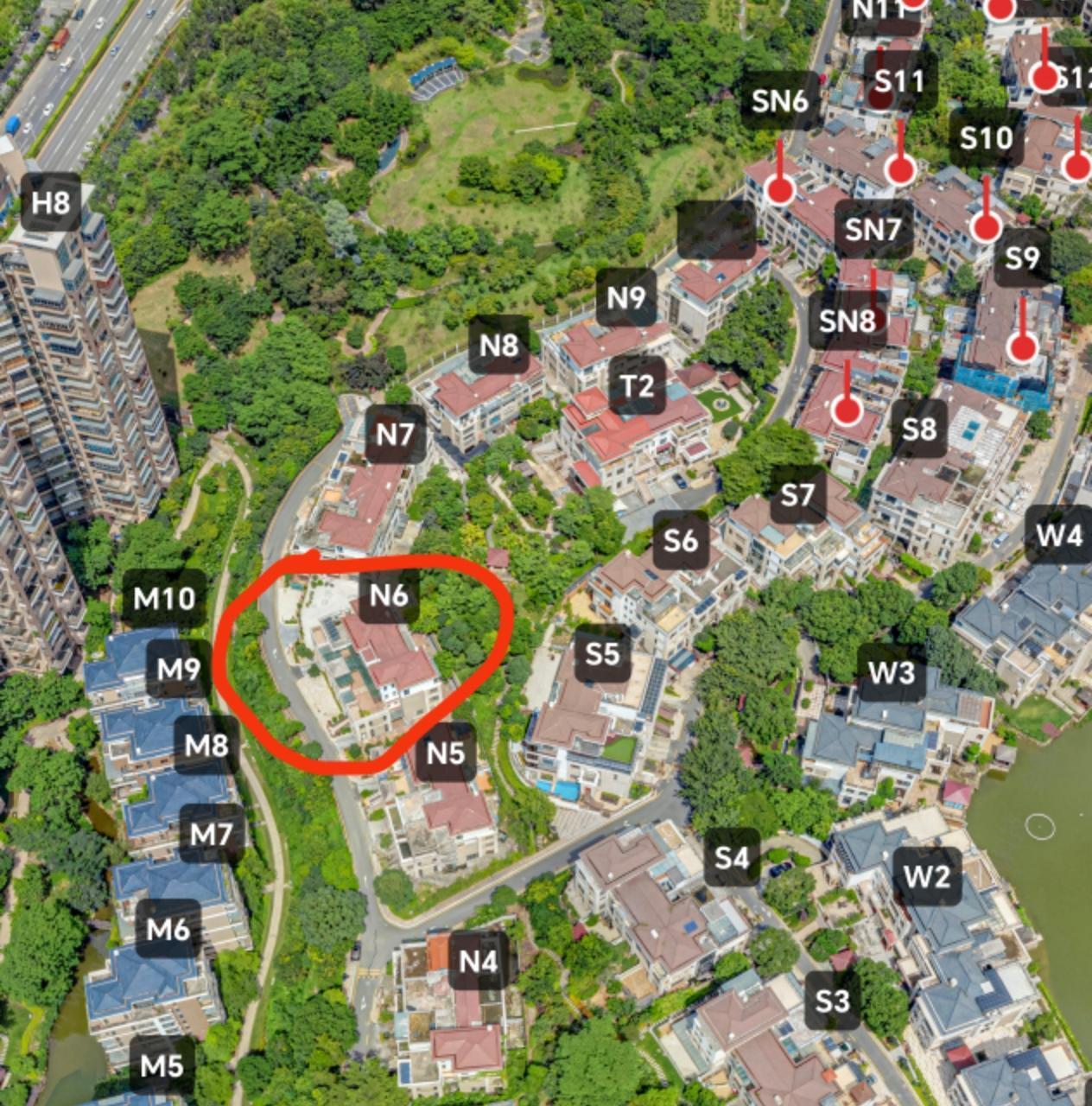 龙岗中心城最大独栋别墅超豪华装修，超大花园房产证面积983平，实用3000平