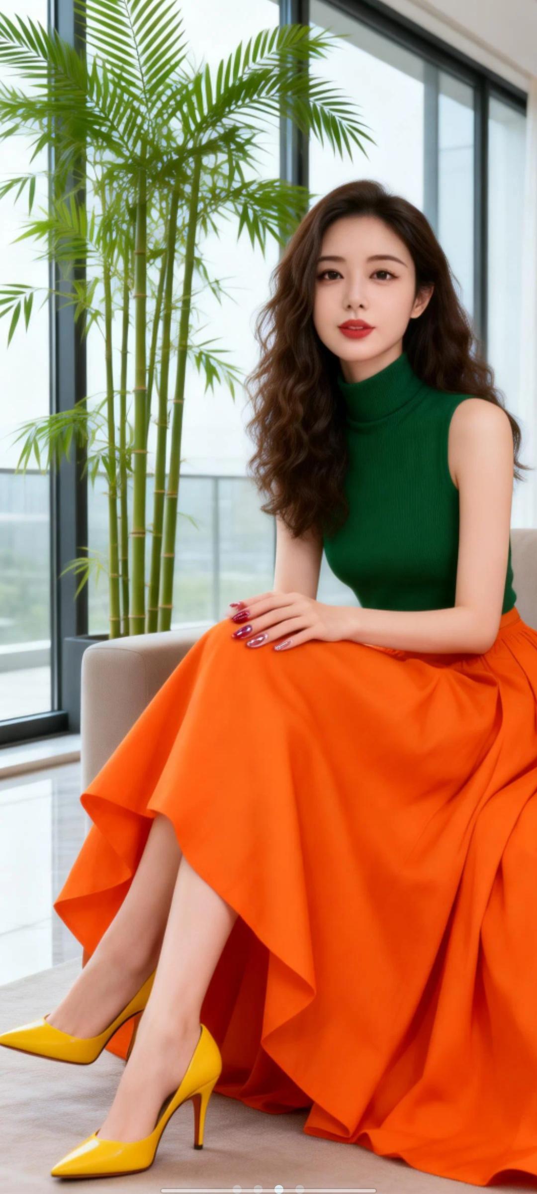 看，这裙子好看吗？