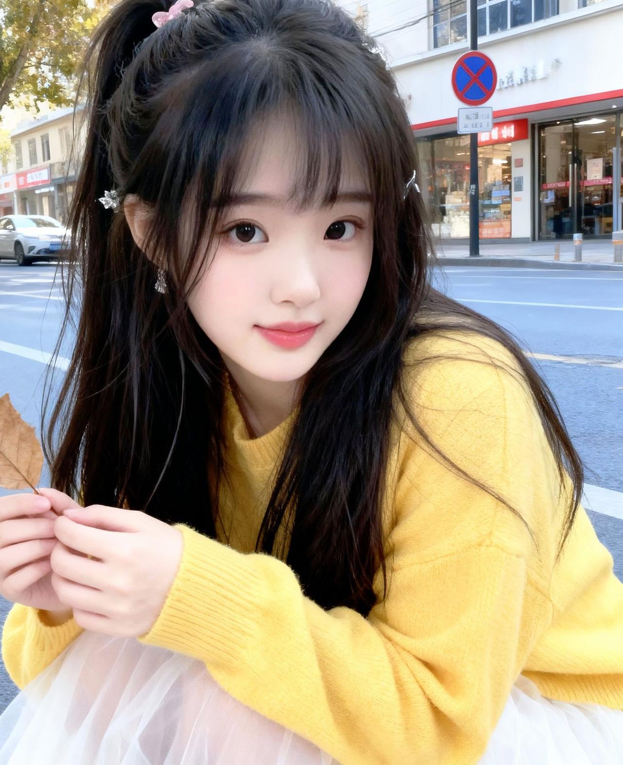 气质清纯可爱甜美小姐姐甜美微笑喜欢的点个赞