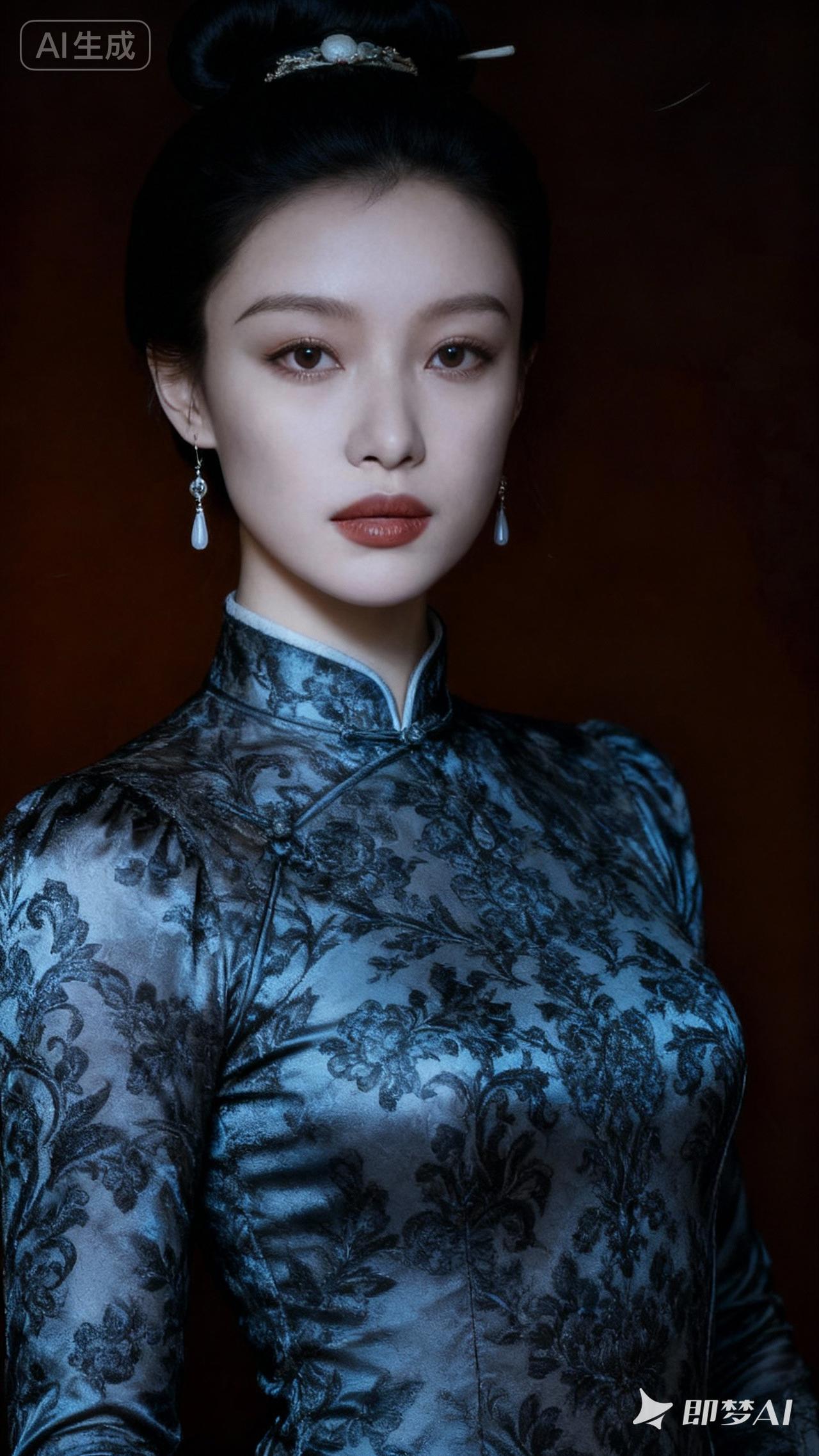 月华如练，美人如玉。